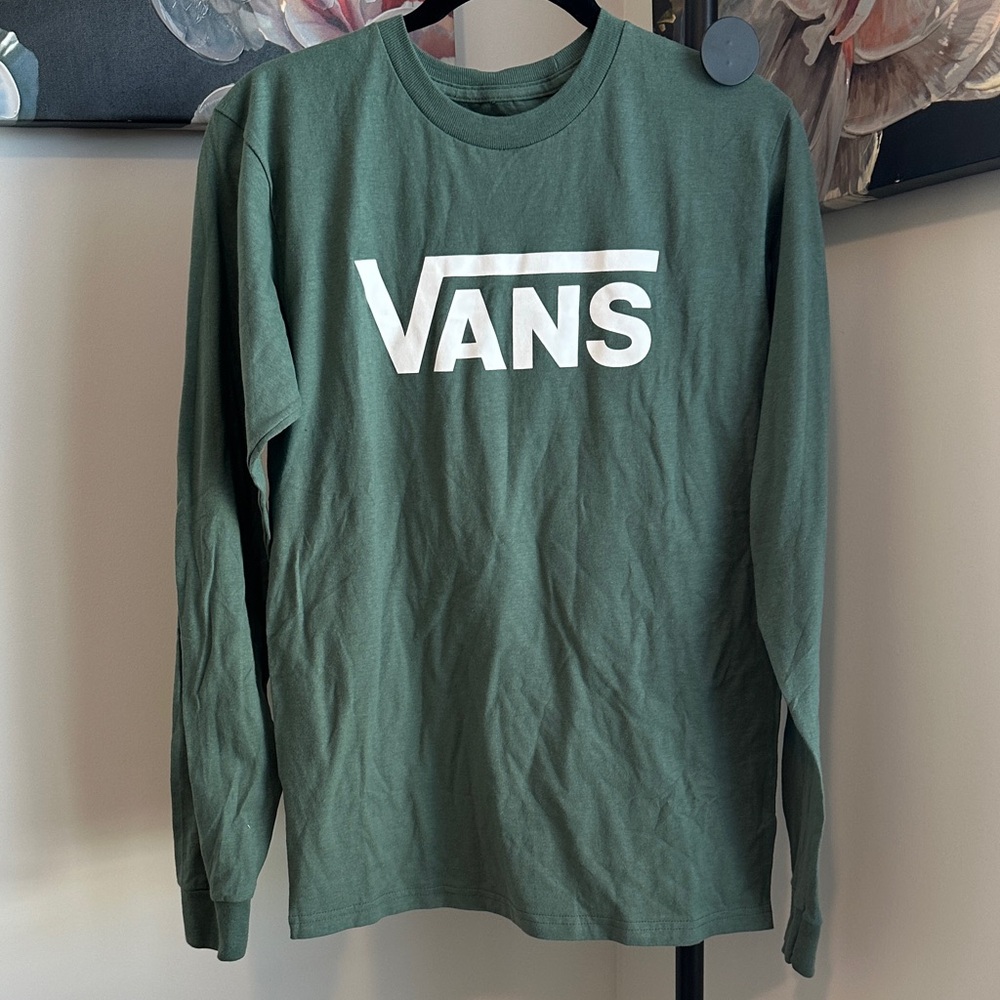 Vans Green Long Sleeve Tee